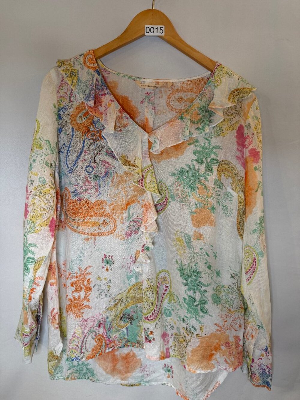 Soft Surroundings Paisley Floral Tunic Top M